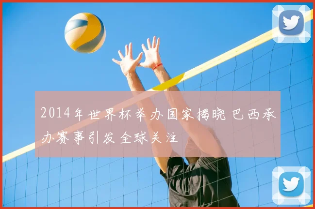 2014年世界杯举办国家揭晓 巴西承办赛事引发全球关注