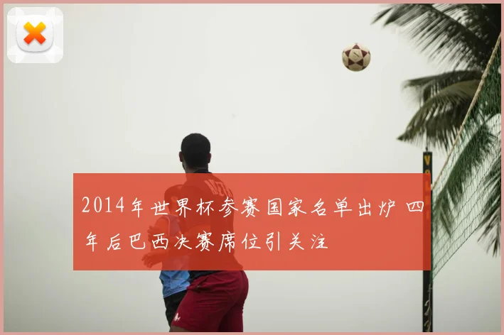 2014年世界杯参赛国家名单出炉 四年后巴西决赛席位引关注